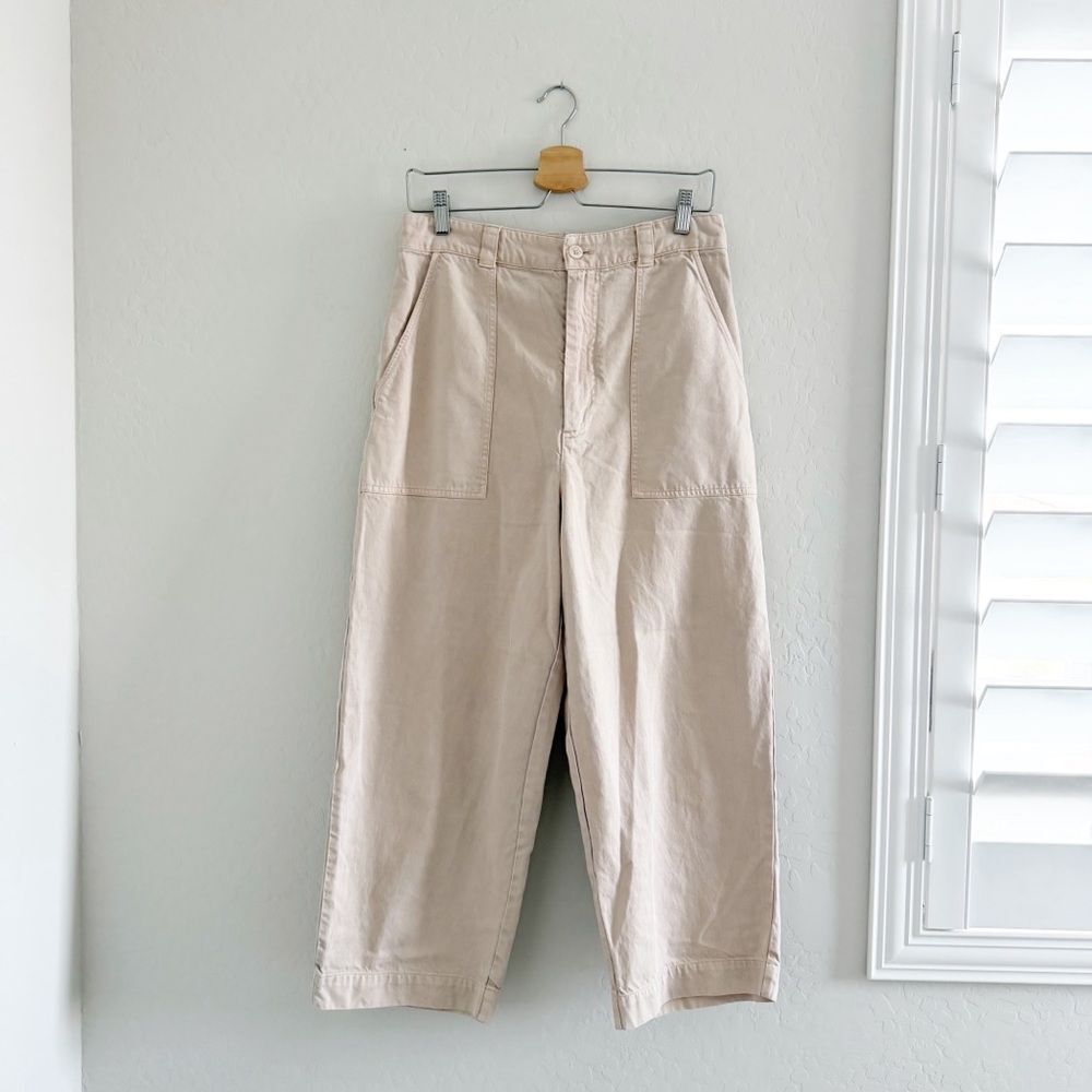 Young Fabulous & Broke YFB Wide Leg  Cropped Pants Size L